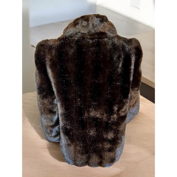 Women's Vintage 1980’s Donnybrook Faux Fur Coat Size 15 - Picture 4 of 16